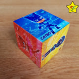 Cubo Pj Mask 3x3 Heroes En Pijama Stickerless Esp