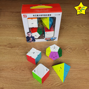 Pack Cubos Premium Qiyi Modificaciones 3x3 Original
