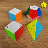 Pack Cubos Premium Qiyi Modificaciones 3x3 Original