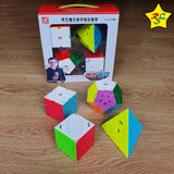 Pack Cubos Premium Qiyi Modificaciones 3x3 Original