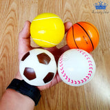 Pelota Anti Estrés Espichable Deportes Espuma X3 Espichar