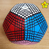 Cubo Petaminx MF8 Megaminx 9x9 Dodecaedro - Negro