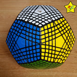 Cubo Petaminx MF8 Megaminx 9x9 Dodecaedro - Negro