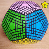 Cubo Petaminx MF8 Megaminx 9x9 Dodecaedro - Negro