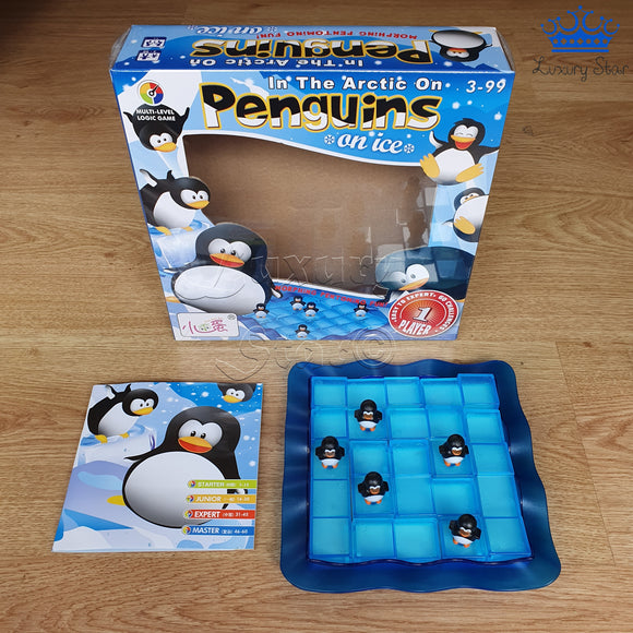 Juego Logica Pinguinos En El Hielo Pentomino Tangram + Retos