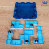 Juego Logica Pinguinos En El Hielo Pentomino Tangram + Retos