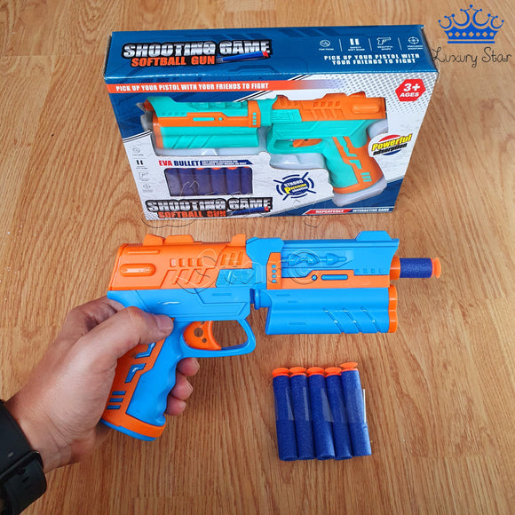 Pistola Didactica Lanza Dardo Infantil Shooting Gun + Dardos