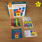 Juego Bloques Pixy Cube Blocks Figura Patron Arte + Tarjetas