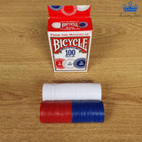 Fichas Casino Bicycle Poker Chips 100 Original 3 Colores