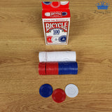 Fichas Casino Bicycle Poker Chips 100 Original 3 Colores