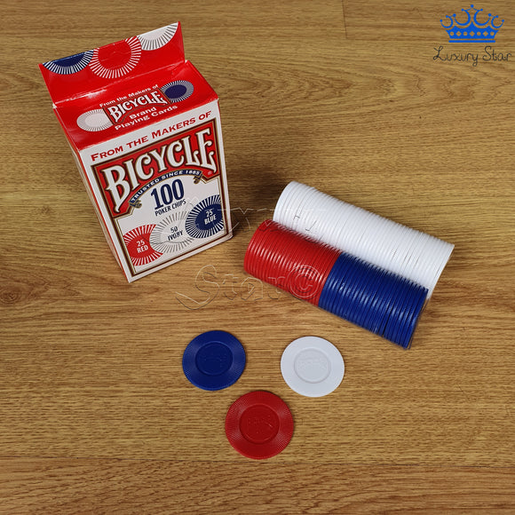 Fichas Casino Bicycle Poker Chips 100 Original 3 Colores