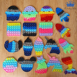 Pop It Fidget Push Burbujas Juguete Sensorial Antiestres