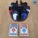 Set Fichas Poker Chips Bicycle Cartas + Estuche + 2 Barajas