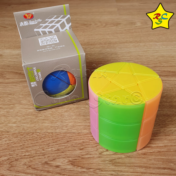 Cilindro Prisma Pentagonal 3x3 Cubo YJ Colorful Stars