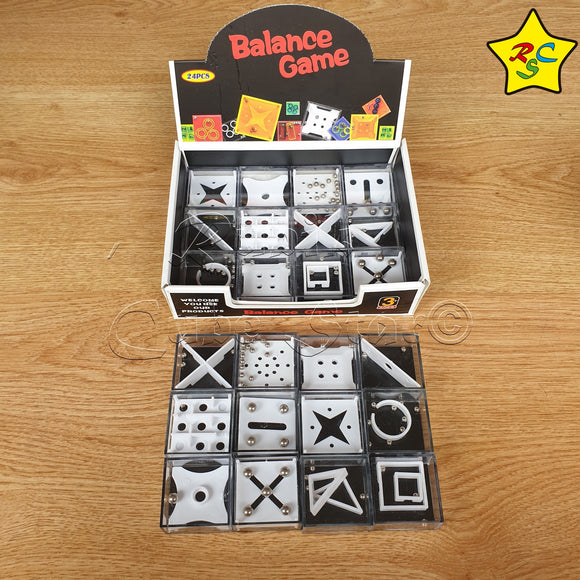 Puzzles Equilibrio Destreza Cuadrado Esfera Balance x12
