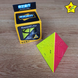 Pyraminx Duomuo Qiyi Piramide Master Duo Centro 2x2 Sencillo