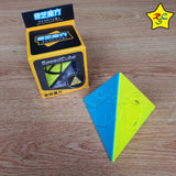 Pyraminx Duomuo Qiyi Piramide Master Duo Centro 2x2 Sencillo