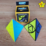 Pyraminx Duomuo Qiyi Piramide Master Duo Centro 2x2 Sencillo