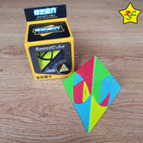 Pyraminx Duomuo Qiyi Piramide Master Duo Centro 2x2 Sencillo