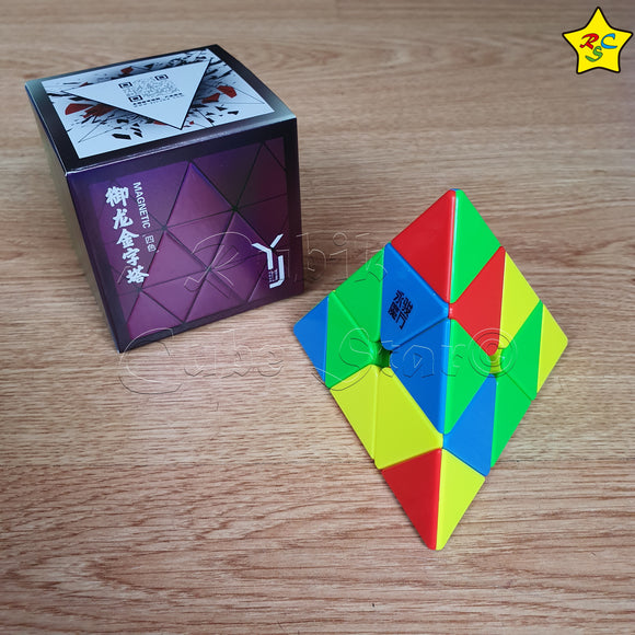 Cubo Pyraminx Magnetico Yj Moyu 3x3 Stickerless