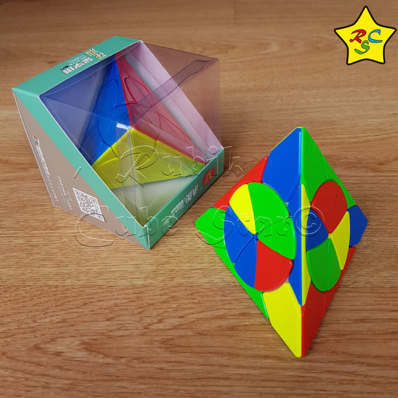Pyraminx Petalos Petals Piramide 3x3 Crazy Modificacion Yj