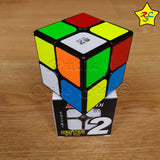 Cubo Qidi S 2x2 Qiyi - Stickerless - Negro