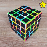 Pack Cubo 3x3 Y 4x4 Fibra Carbono Warrior W Qiyi SpeedCube