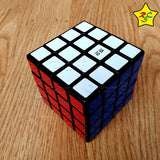 Cubo Qiyi 4x4 V2 Qiyuan W2 Nuevo Speed Negro Mofange