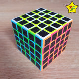 Cubo 5x5 Qizheng S Carbono Qiyi Stickerless Cobra