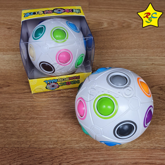 Esfera Rainbow Ball Grande 20 Colores Magic Puzzle Moyu