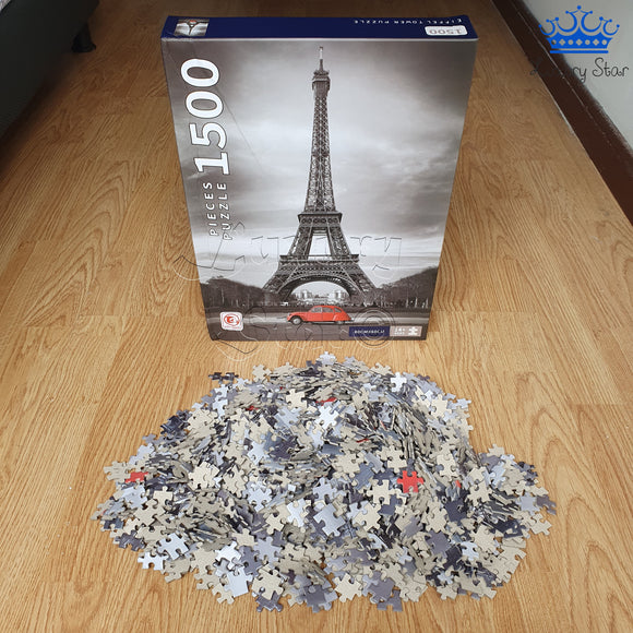 Rompecabeza Grande Torre Eiffel Paris Armar - 1500 Piezas