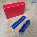 Set Regalo Navaja Multiusos Y Linterna Caja Detalle Hombre