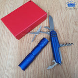 Set Regalo Navaja Multiusos Y Linterna Caja Detalle Hombre