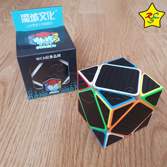 Skewb Meilong Fibra Carbono Cubo Moyu Speedcube