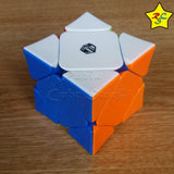 Cubo Skewb Xman Wingy Qiyi Concave Magnetico - Negro - Stickerless