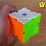 Cubo Skewb Xman Wingy Qiyi Concave Magnetico - Negro - Stickerless