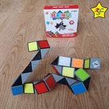 Snake 36 Piezas Antiestrés Rompecabezas Colores Formas