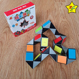 Snake 36 Piezas Antiestrés Rompecabezas Colores Formas