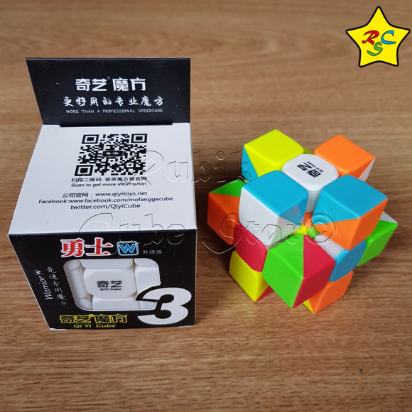 Cubo 3x3 Solo Aristas Modificacion Qiyi Warrior W