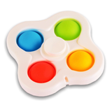 Spinner Pop It 4 Fidget Cube Spiner Burbuja Anti Estres Gira