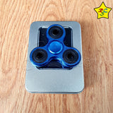 Spinner Metalico Lujo 3 Puntas Abs Fidget Spiner Brillante