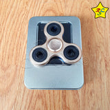 Spinner Metalico Lujo 3 Puntas Abs Fidget Spiner Brillante