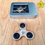Spinner Metalico Lujo 3 Puntas Abs Fidget Spiner Brillante