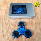 Spinner Metalico Lujo 3 Puntas Abs Fidget Spiner Brillante