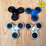 Spinner Metalico Lujo 3 Puntas Abs Fidget Spiner Brillante