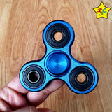 Spinner Metalico Lujo 3 Puntas Abs Fidget Spiner Brillante