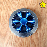 Spinner Metalico 6 Puntas Gotas Buen Giro Brillante Colores
