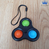Spinner Pop It Fidget Cube Spiner Anti Estres Gira Colores