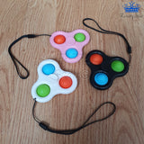 Spinner Pop It Fidget Cube Spiner Anti Estres Gira Colores