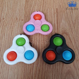 Spinner Pop It Fidget Cube Spiner Anti Estres Gira Colores